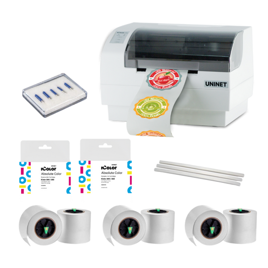 IColor™ 250 Inkjet Color Label Printer & Cutter (WEB STARTER BUNDLE)