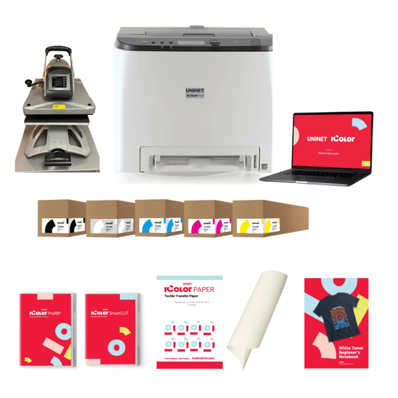 IColor™ 560 White Toner Transfer Printer 120V (WEB ECONOMY HEAT PRESS BUNDLE)